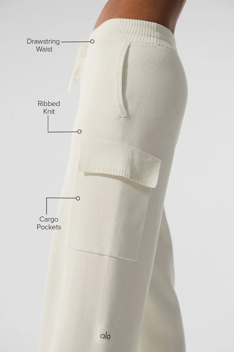 Knit Cropped Full Zip Jacket