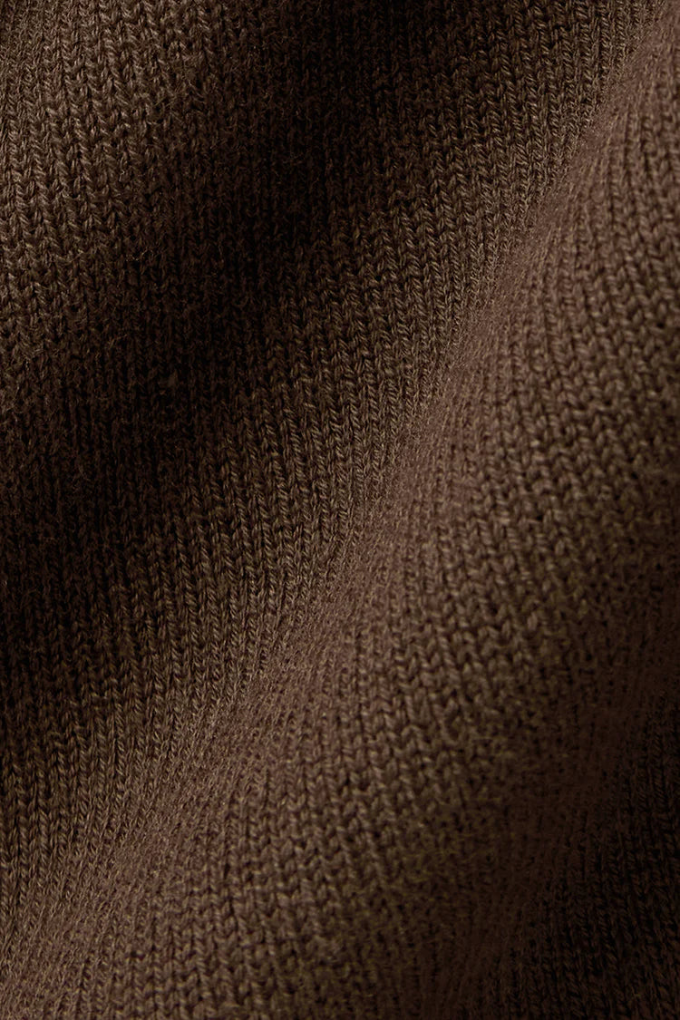 Knit Cropped Full Zip Jacket