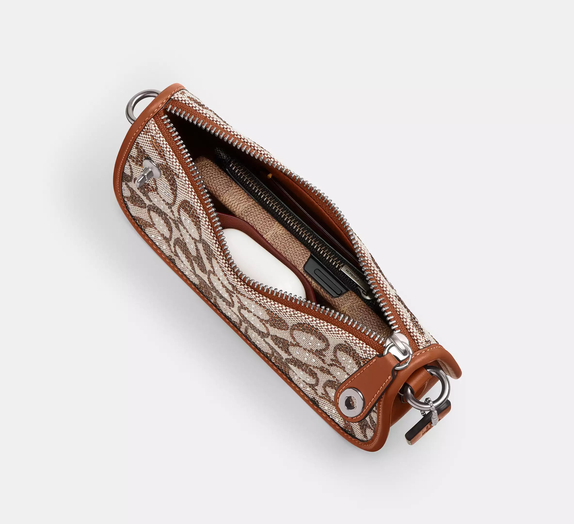 Swinger Bag 20 In Crystal Signature Jacquard