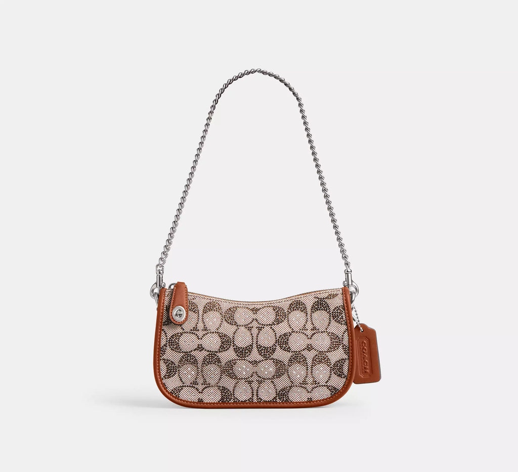 Swinger Bag 20 In Crystal Signature Jacquard