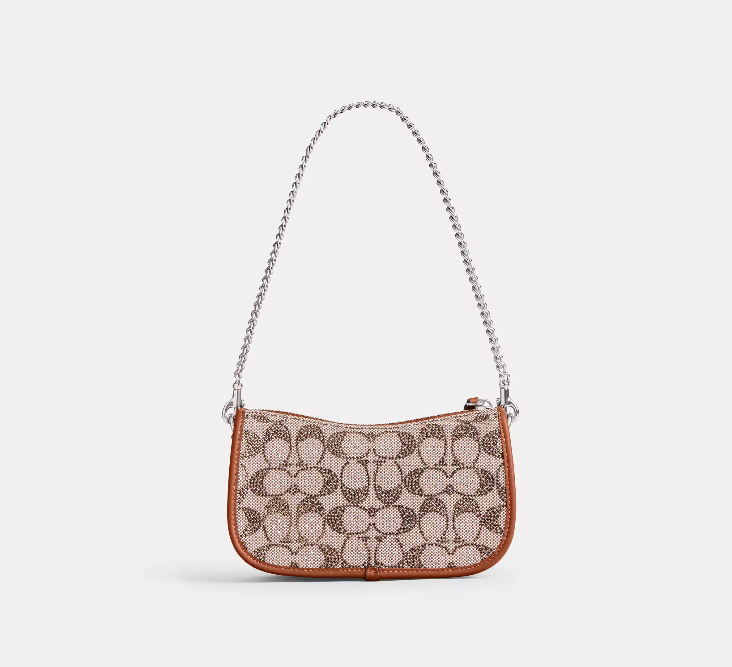 Swinger Bag 20 In Crystal Signature Jacquard